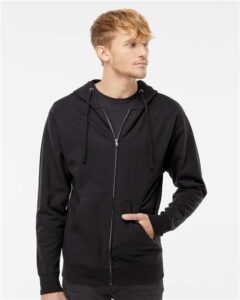 Independent Trading Co. Unisex Midweight Full-Zip Hooded