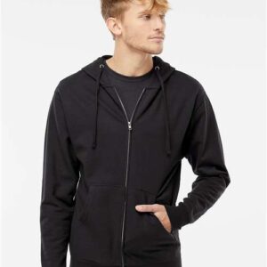 Independent Trading Co. Unisex Midweight Full-Zip Hooded